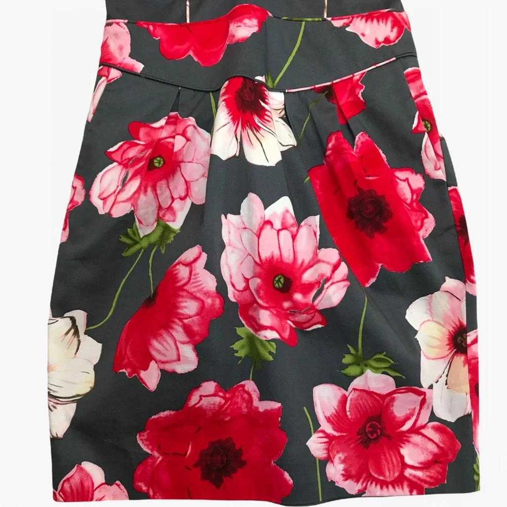 Anthropologie Sine Halter Floral Print Women’s Mini Dress 4 - Picture 8 of 17